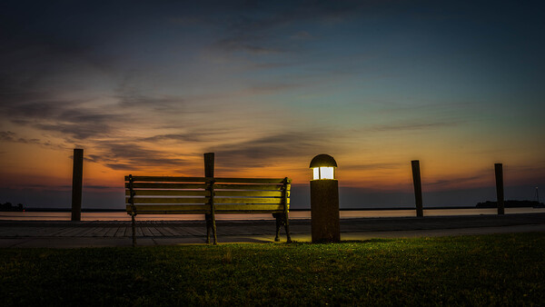 Apalachicola sunrise  by David Omohundro