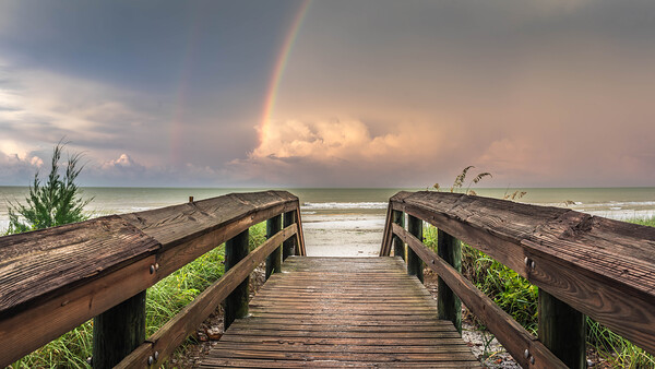 Bonita Springs sunrise  by David Omohundro