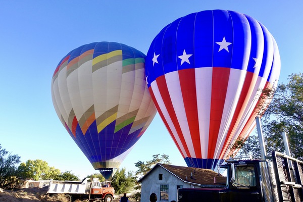 Twins - Balloon Festival - New Mexico 2017 by GAIA PHOTO CO