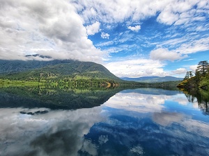 Lake Reflections on Sproat Lake