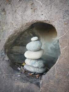 Rocks in Sea Cave Vancouver Island