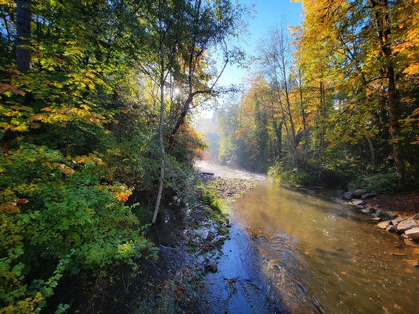 River Sunrise Print