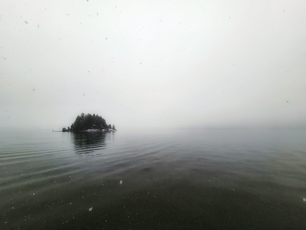 Winter Island Sproat Lake Vancouver Island Print