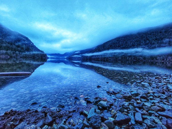 Cameron Lake Reflections Print