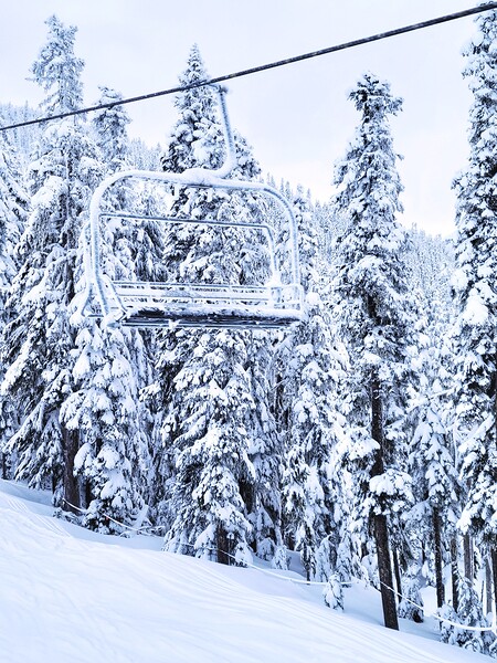 Mount Washington Ski Print