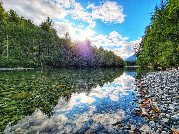 River Side Reflections Print