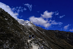 Trekking in the Andes