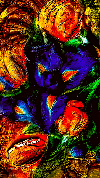 Lights of the Floral World Print