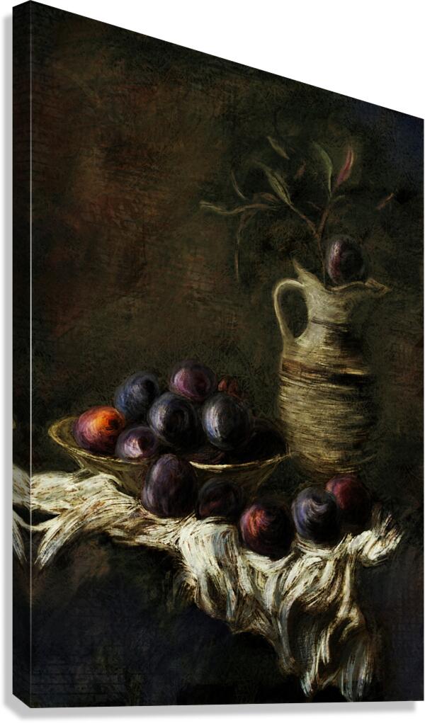 Plum rhapsody Canvas Print