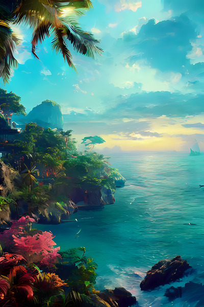 Tropical Magic 9 Print