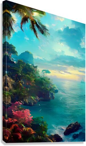 Tropical Magic 9 Canvas Print