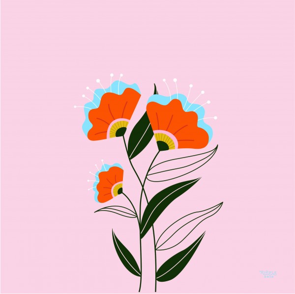 Fall Flowers Pt2 R R 8x8 02 by Ripple & Rise