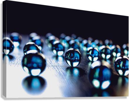 Levitating Crystals Canvas Print