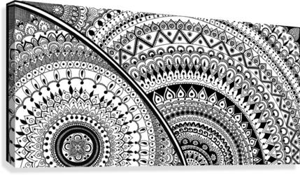 MandalaA rt Canvas Print