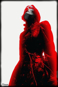 Lady in red FA 25 2x3  129 by Ksavera ART