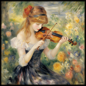 Impressionism portrait painting rj 0210 5670 300