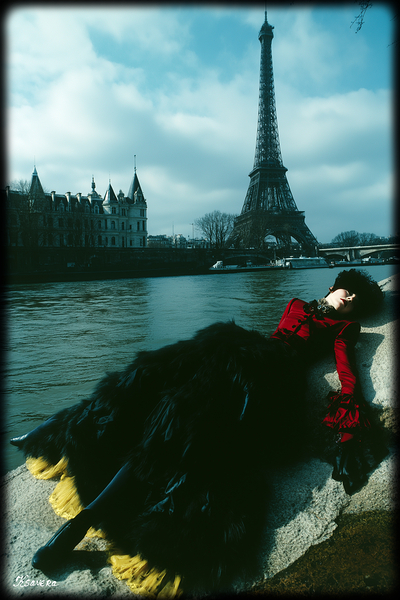 Sleeping beauty in Paris FA 25 2x3  248 by Ksavera ART