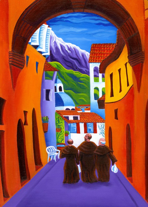 Afternoon In Assisi by Annette Gaffney