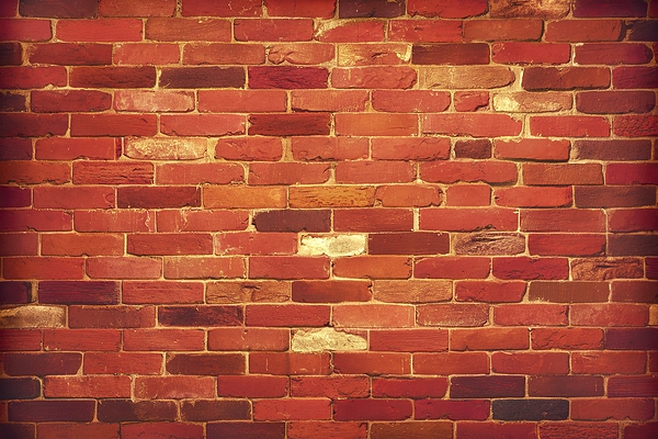 Red brick wall texture background 2 Print