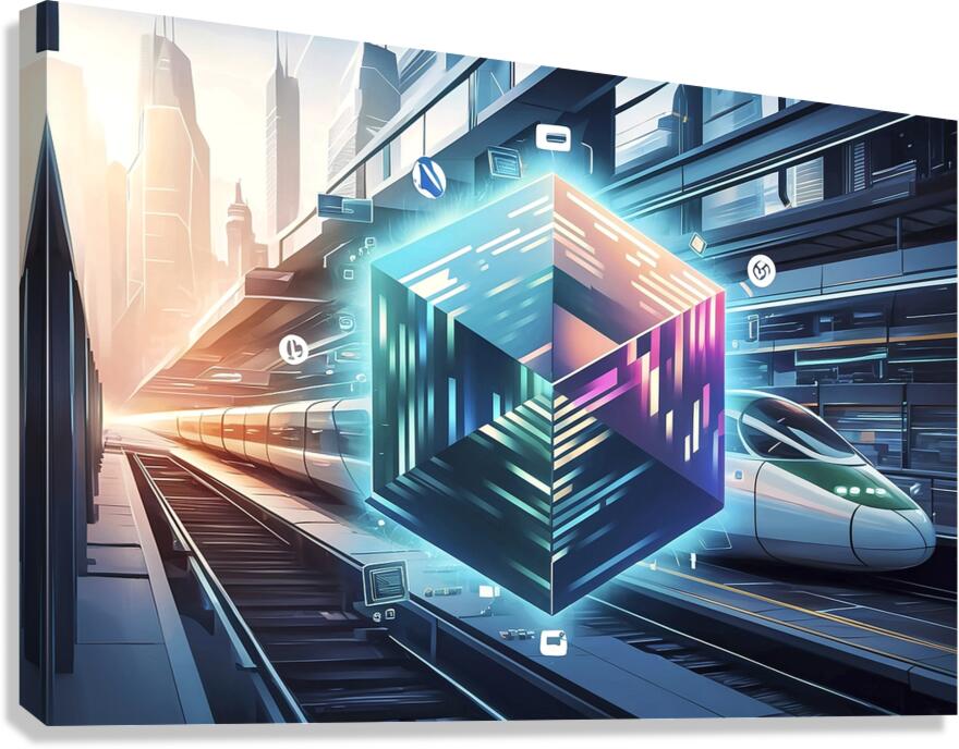 Web Applications Creation Canvas Print