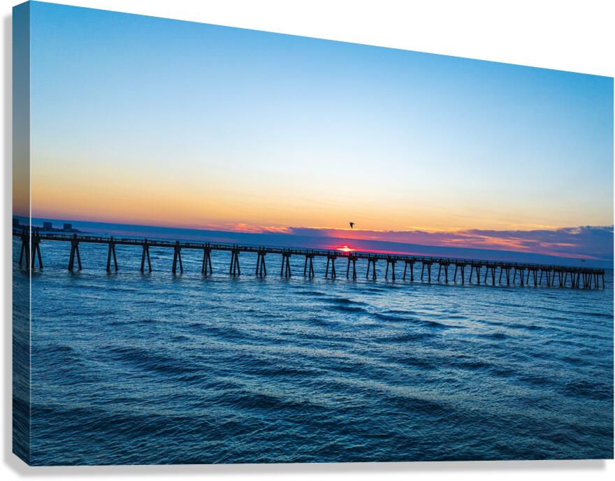 Pensacola Beach Sunrise  Canvas Print