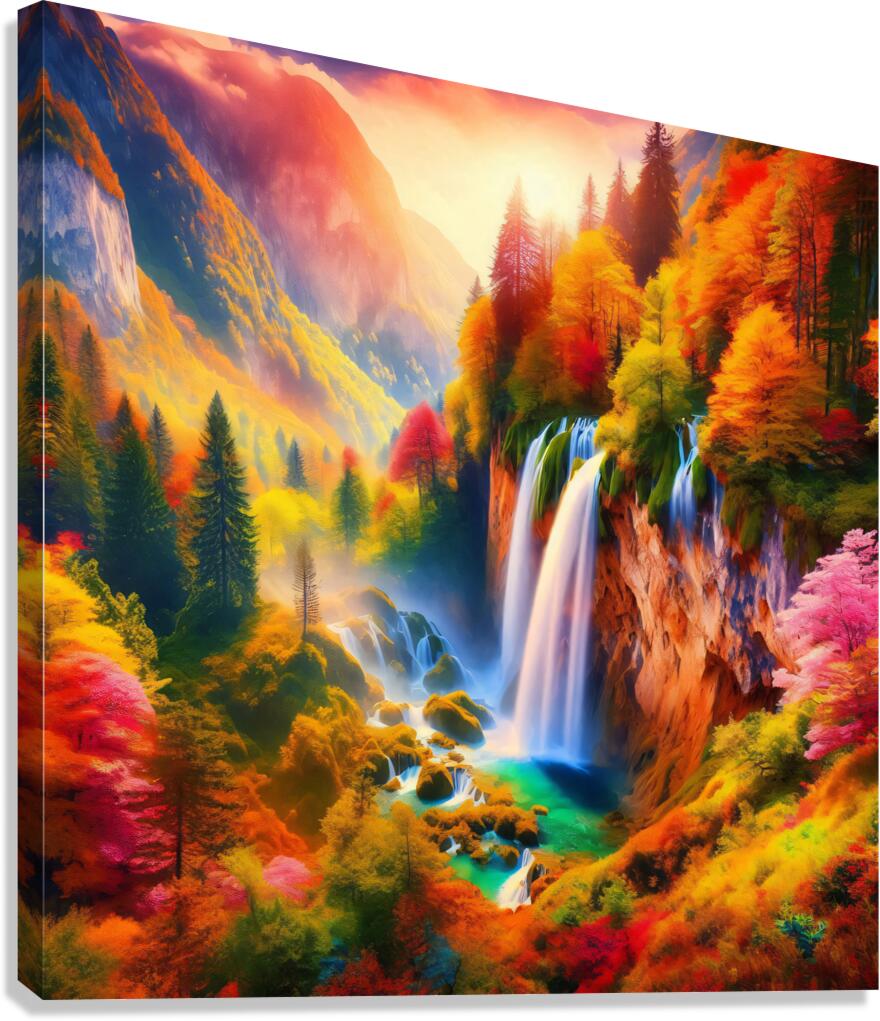 Waterfall 22 Canvas Print