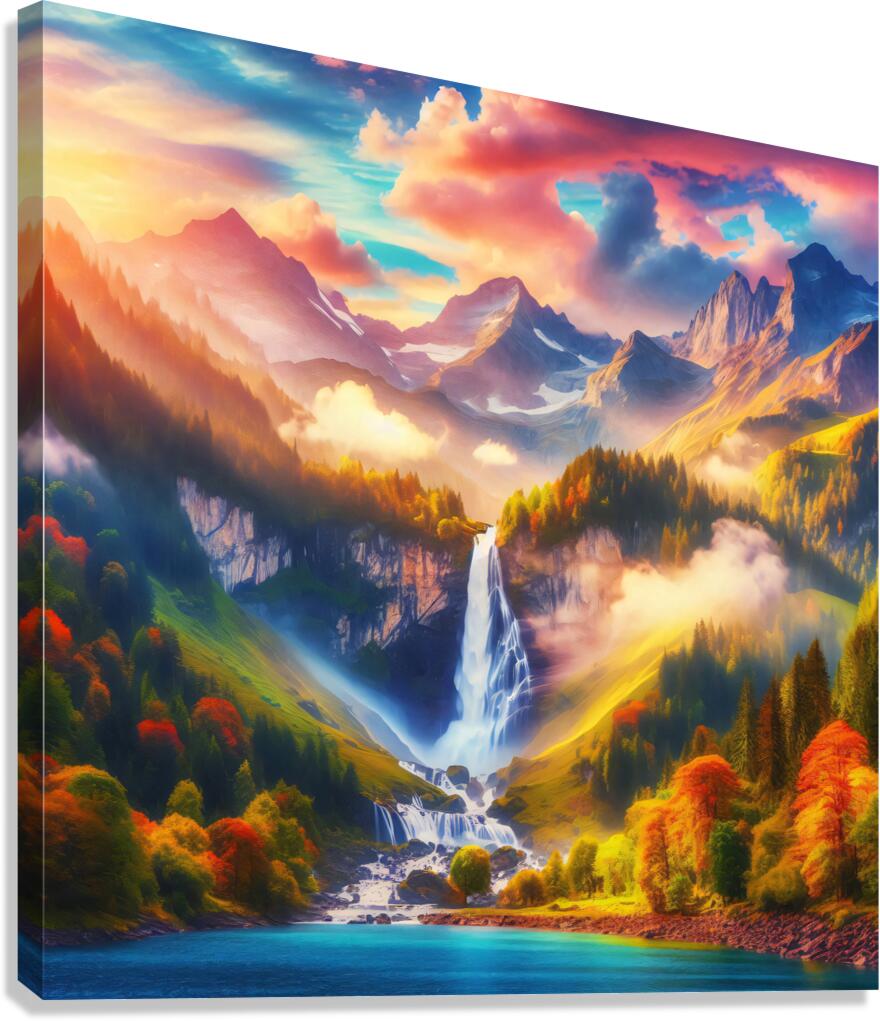 Waterfall 19 Canvas Print