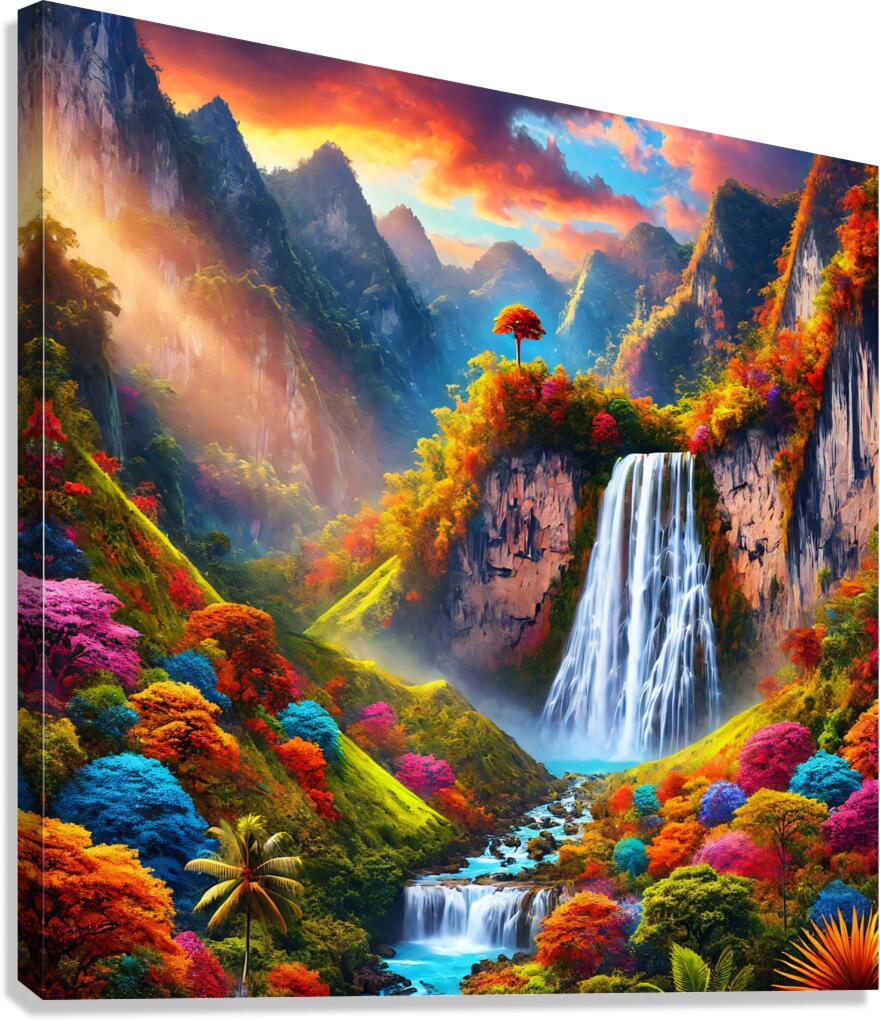 Waterfall 17 Canvas Print