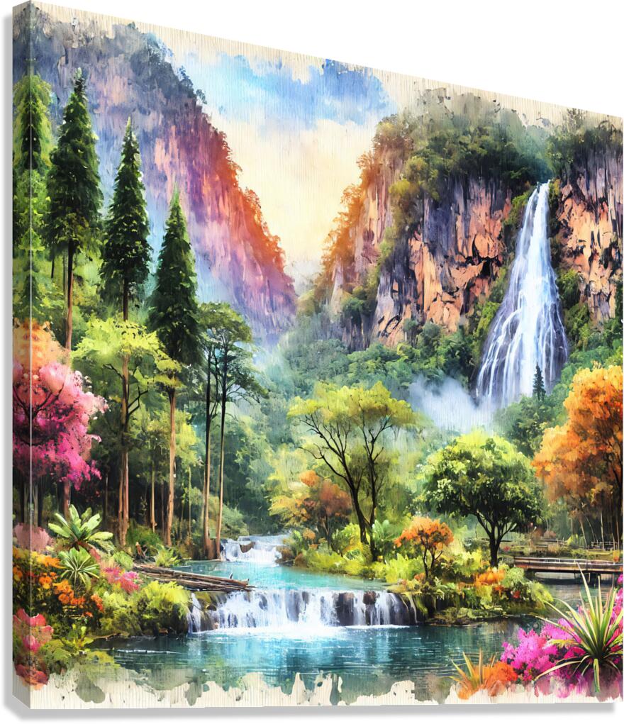 Waterfall 12 Canvas Print