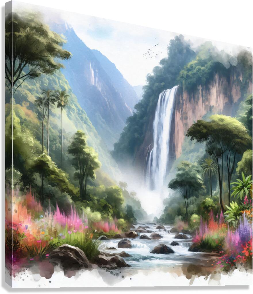 Waterfall 11 Canvas Print