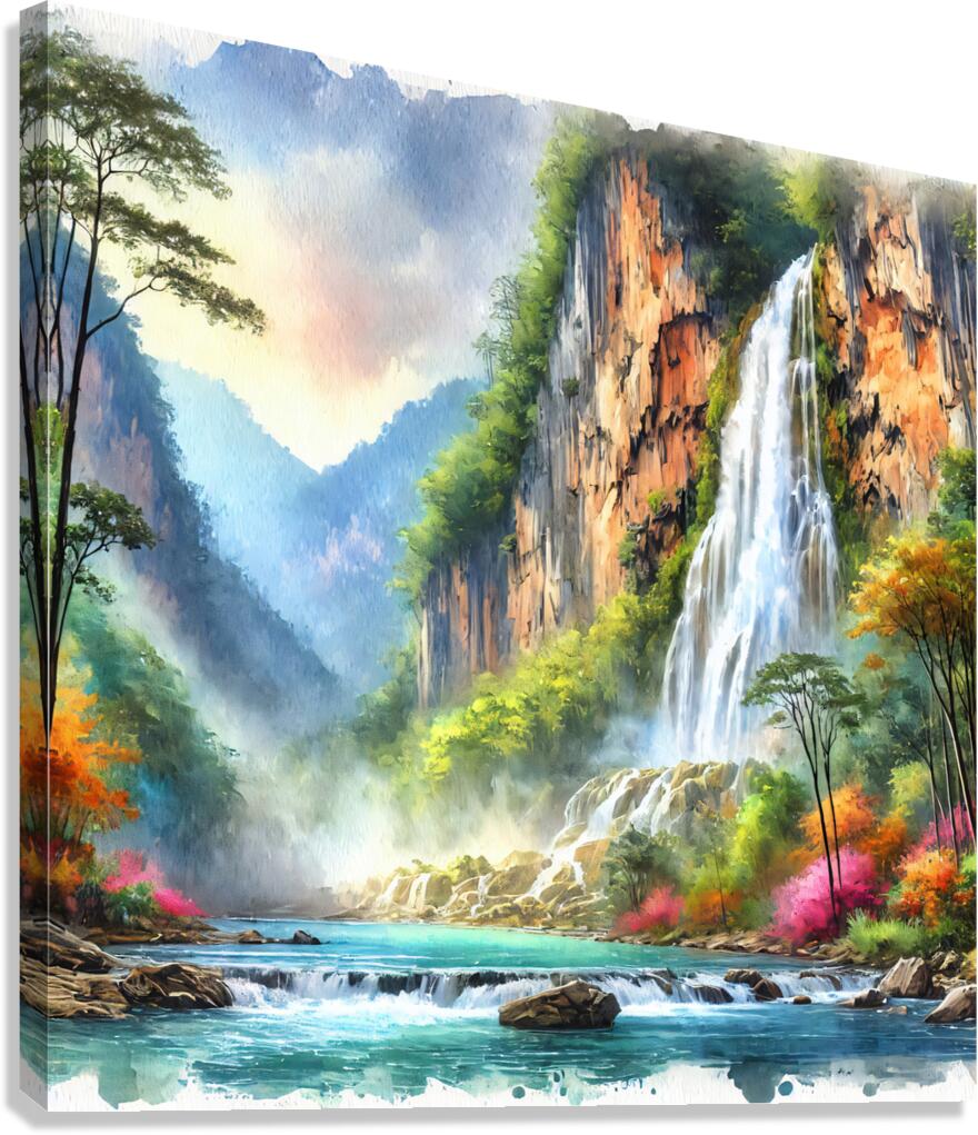 Waterfall 8 Canvas Print