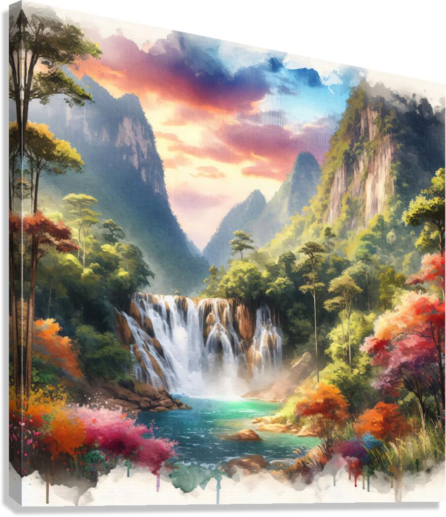 Waterfall 2 Canvas Print