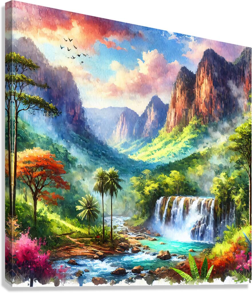 Waterfall 1 Canvas Print