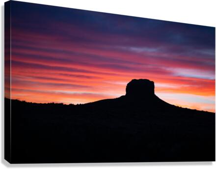 Western Sunset Canvas Print