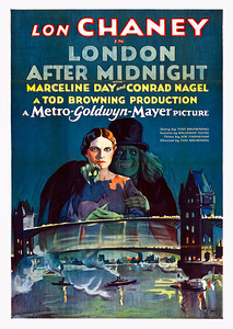 London After Midnight Vintage Movie Poster