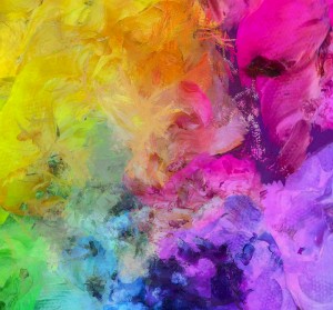 Bright Colorful Abstract Painting