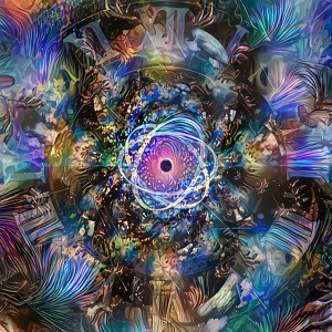 Atom Time Print