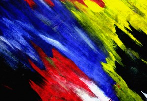 Colorful Brush Strokes Print