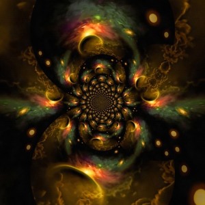Planets Fractal Print