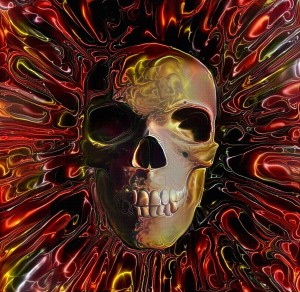 Skull Lava Design Imprimer