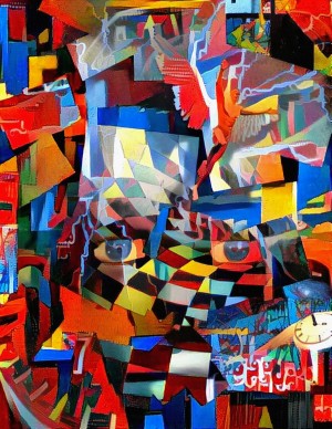 Colorful Mystic Face