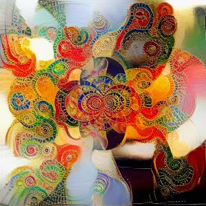 Watercolor Ethnic Pattern