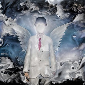 Angel in white suit