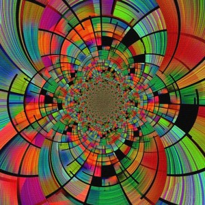 Colorful Geometric Fractal
