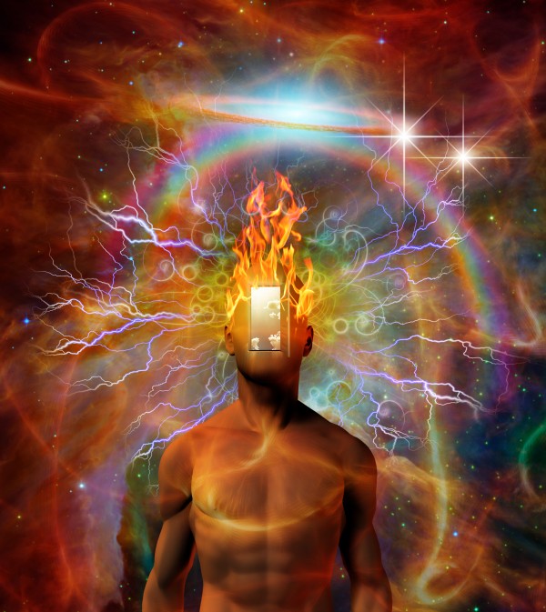 Burning mind Print