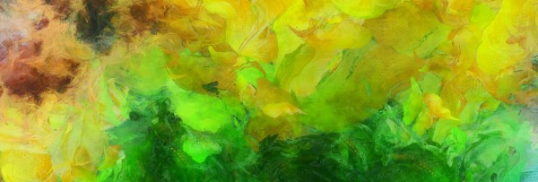Yellow - Green Canvas Print