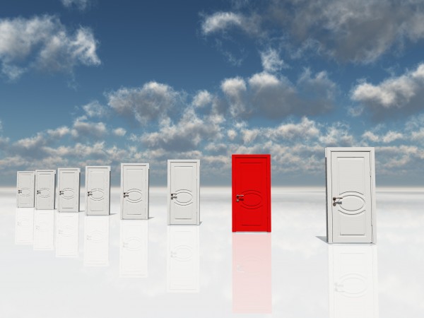 Red Door Print