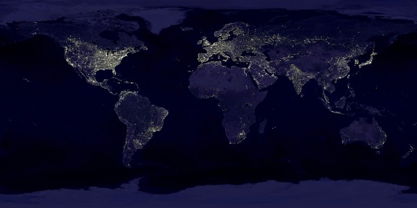 Night Earth Print