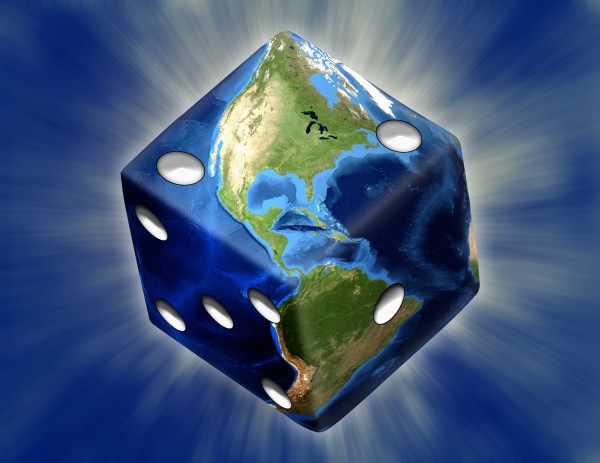 Earth Dice Print