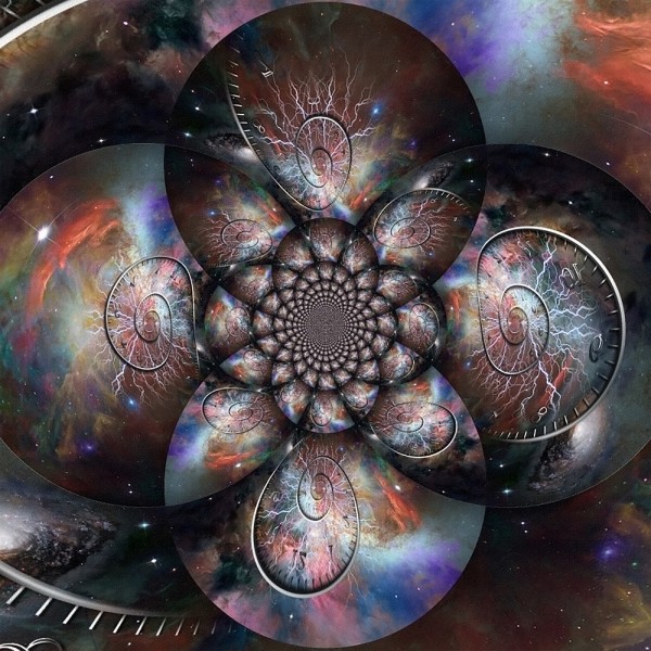 Time Spirals Fractal Print